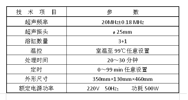 病理生物組織脫水機技術(shù)參數(shù)