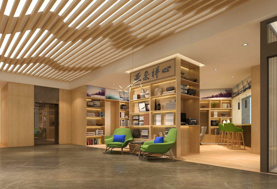 鄭州亞朵連鎖商務酒店裝修設計效果圖