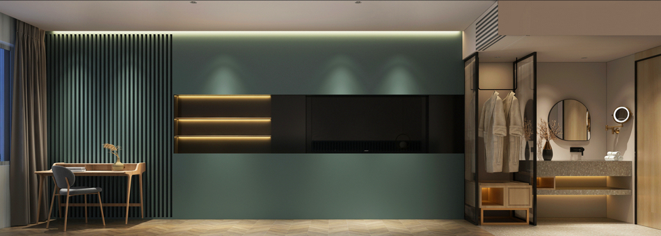 麗江古城泊客民宿酒店裝修設(shè)計效果圖