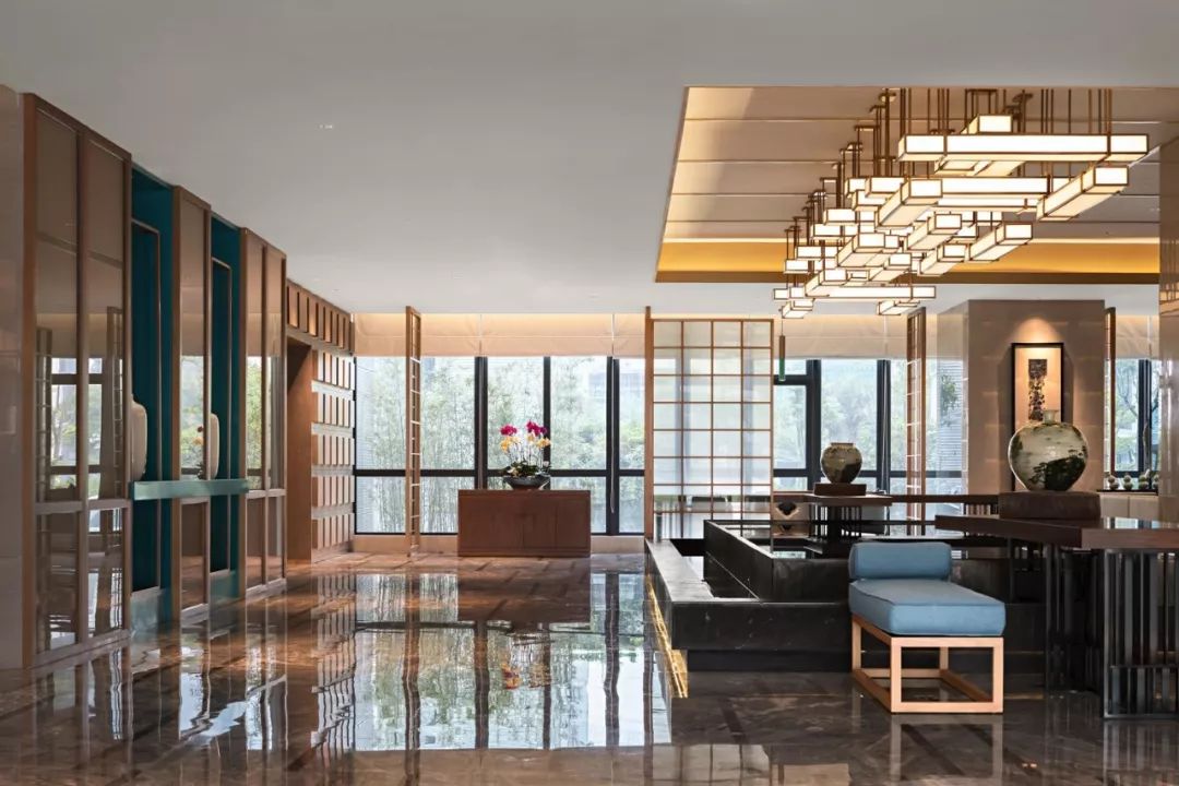 洛陽(yáng)唐邑新中式精品商務(wù)酒店裝修設(shè)計(jì)實(shí)景圖