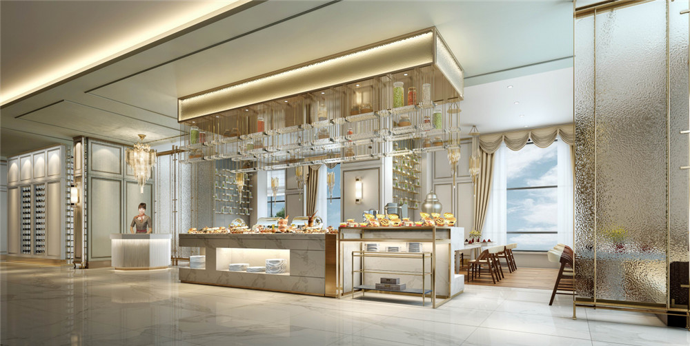 港麗輕奢風精品酒店設計裝修效果圖