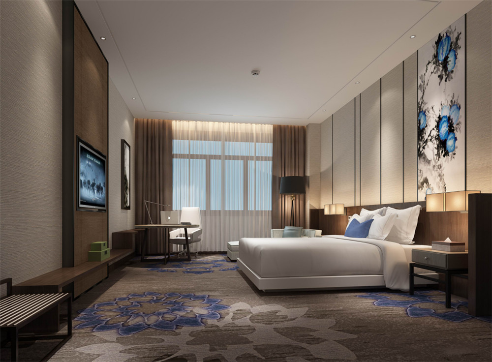 陜西洛南華陽國際飯店五星級裝修設計案例