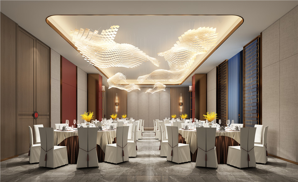 信陽(yáng)光州盛達(dá)星級(jí)酒店餐飲宴會(huì)升級(jí)改造設(shè)計(jì)案例