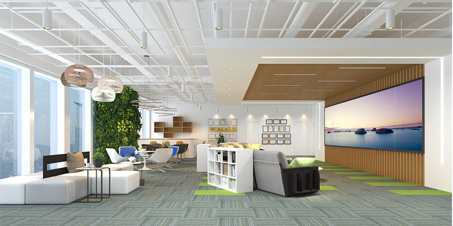 鄭州英視睿達辦公室裝修公司設計案例