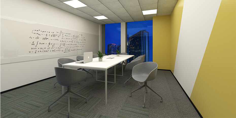 鄭州英視睿達辦公室裝修公司設計案例