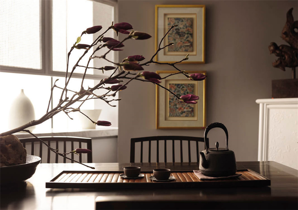 鄭州中式禪意辦公室裝修公司設計案例