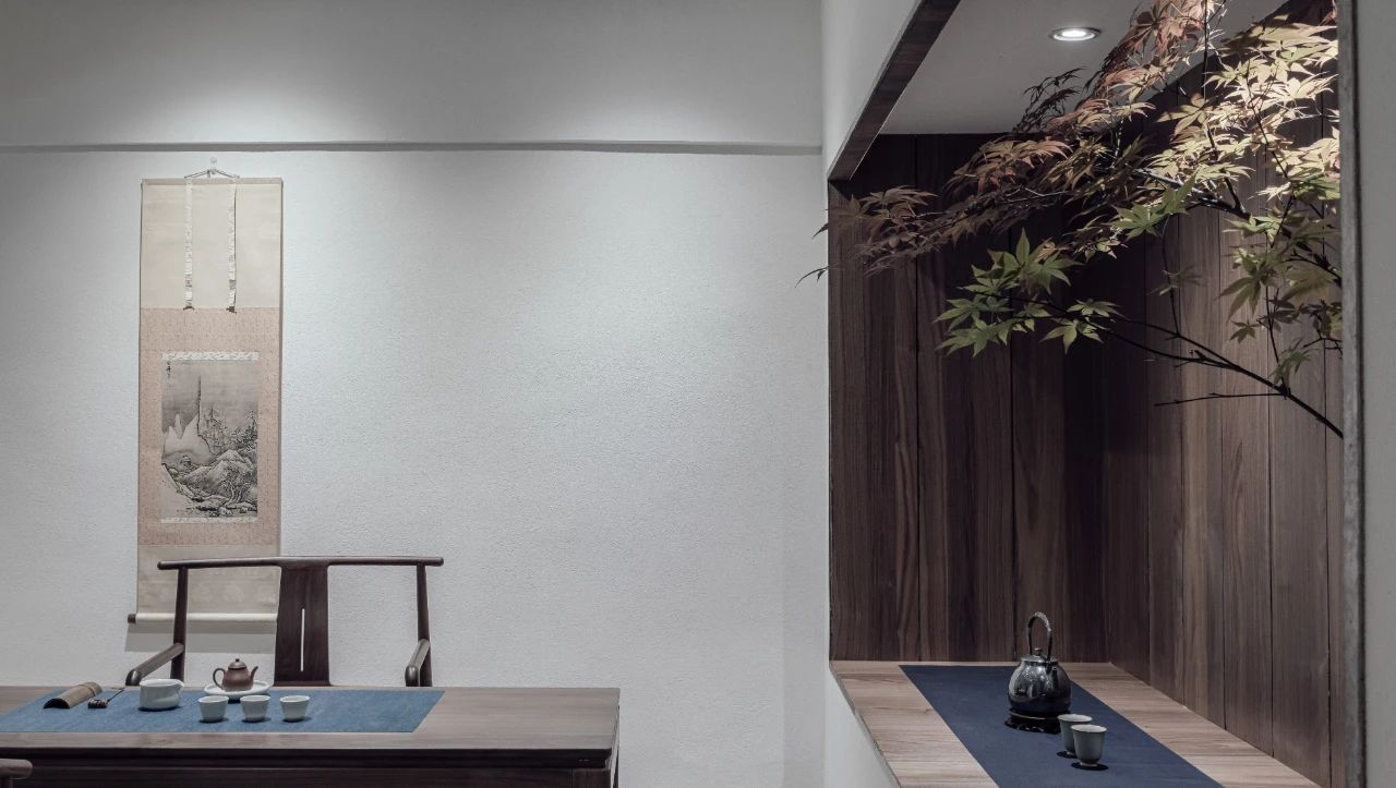 鄭州現(xiàn)代簡約風(fēng)霽月茶室裝修設(shè)計(jì)實(shí)景圖