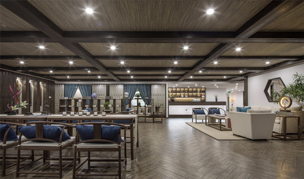 鄭州國學(xué)培訓(xùn)機(jī)構(gòu)裝修設(shè)計實(shí)景圖