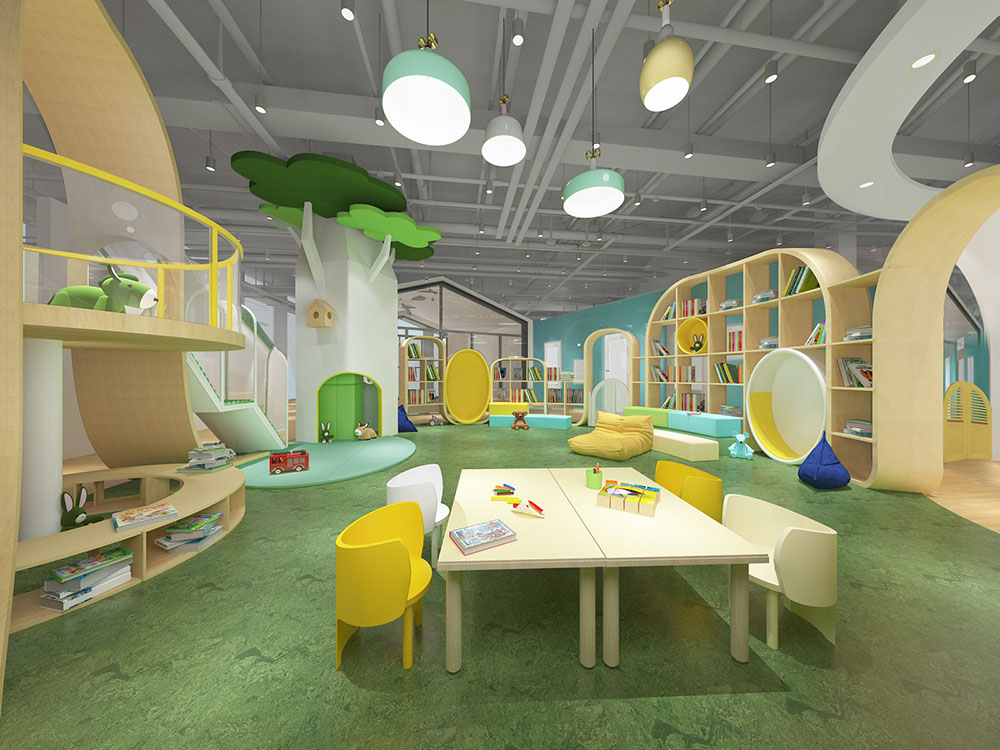 鄭州兒童成長中心裝修設(shè)計(jì)案例