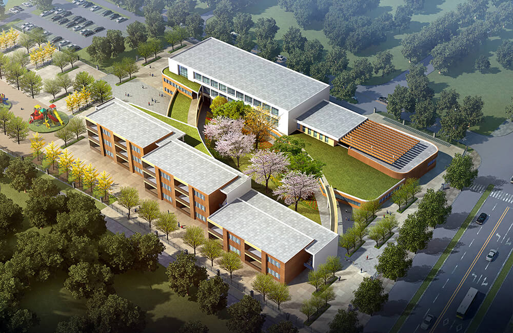 鄭州附屬幼兒園設計公司裝修案例