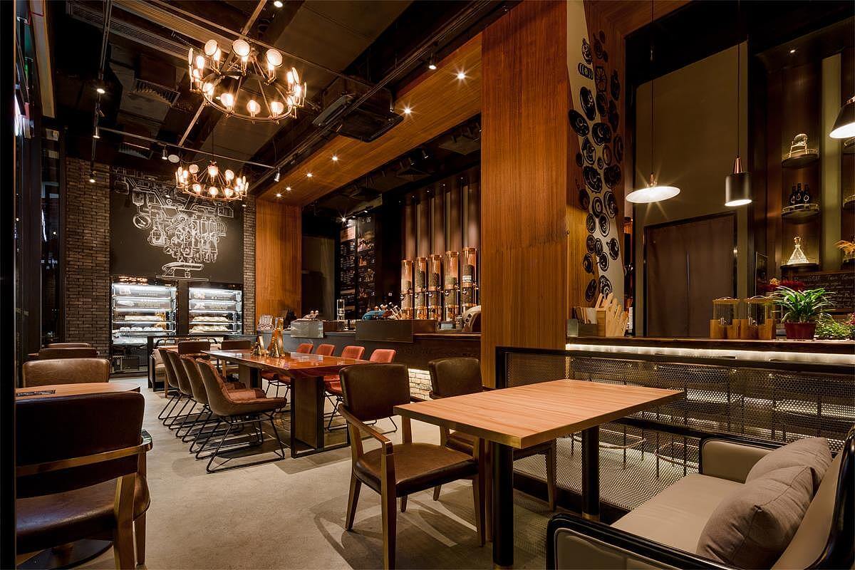 鄭州星繽茶設計公司裝修案例