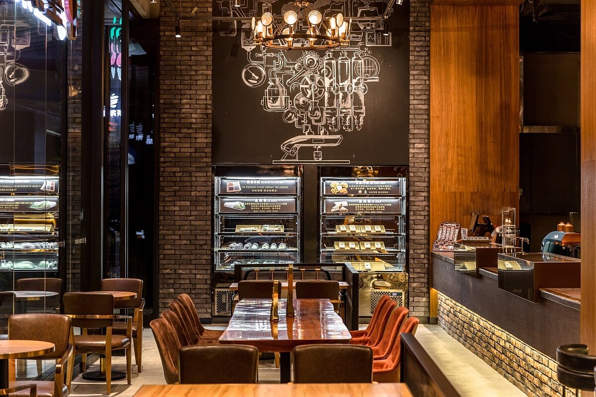 鄭州星繽茶設計公司裝修案例