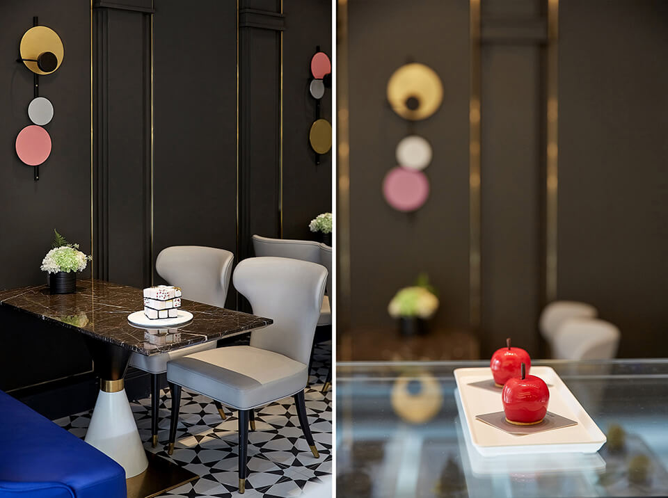 鄭州法式甜品店裝修公司設計案例