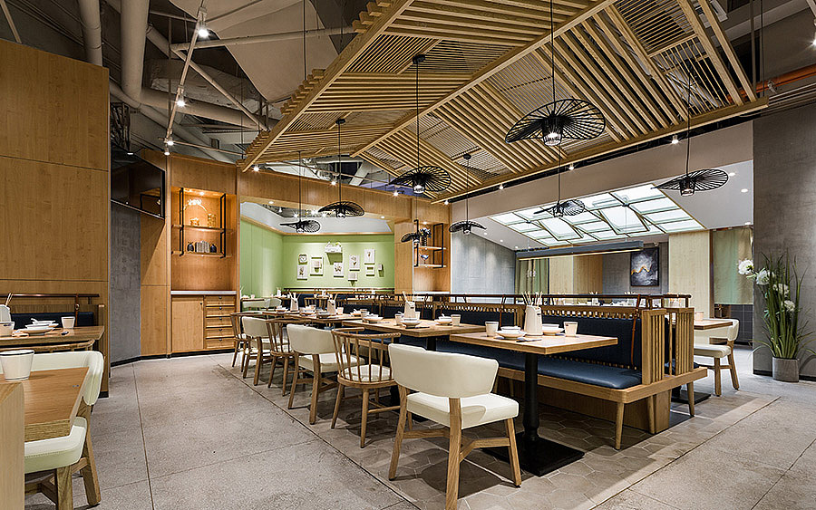 鄭州卅卅紅油串串店裝修公司設計案例