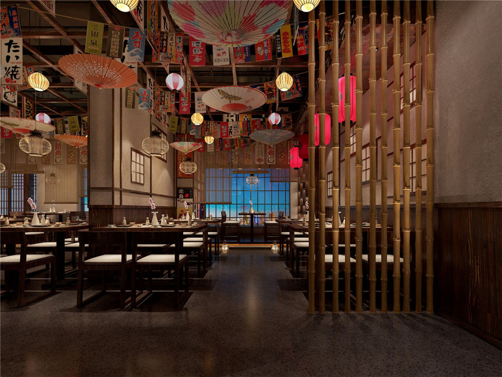 新鄉(xiāng)三町橋日料店裝修公司設(shè)計案例