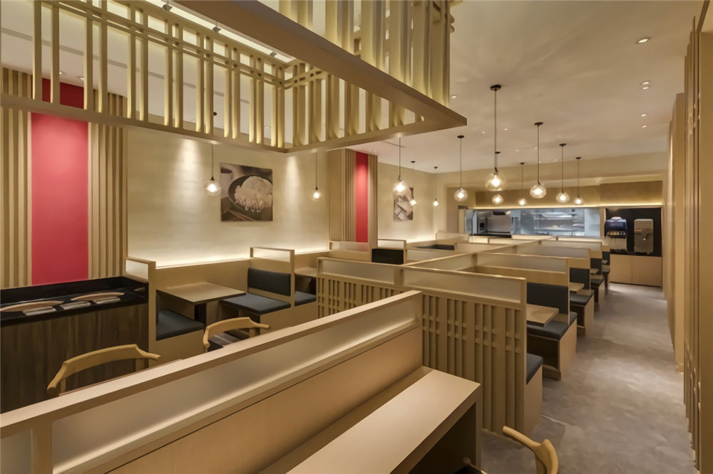鄭州福騰亭日式壽司店裝修公司設計案例