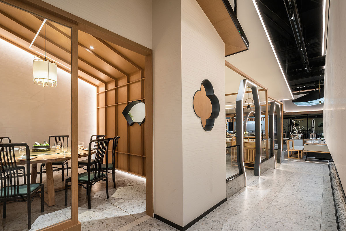 鄭州新陶然中餐廳裝修公司設(shè)計(jì)案例