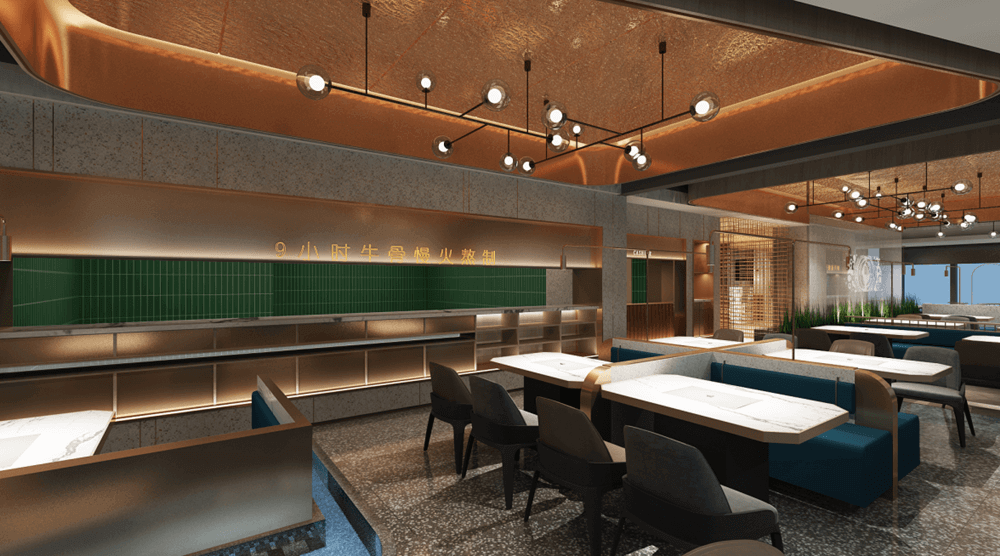 鄭州川道館禪意中餐廳裝修公司設計案例