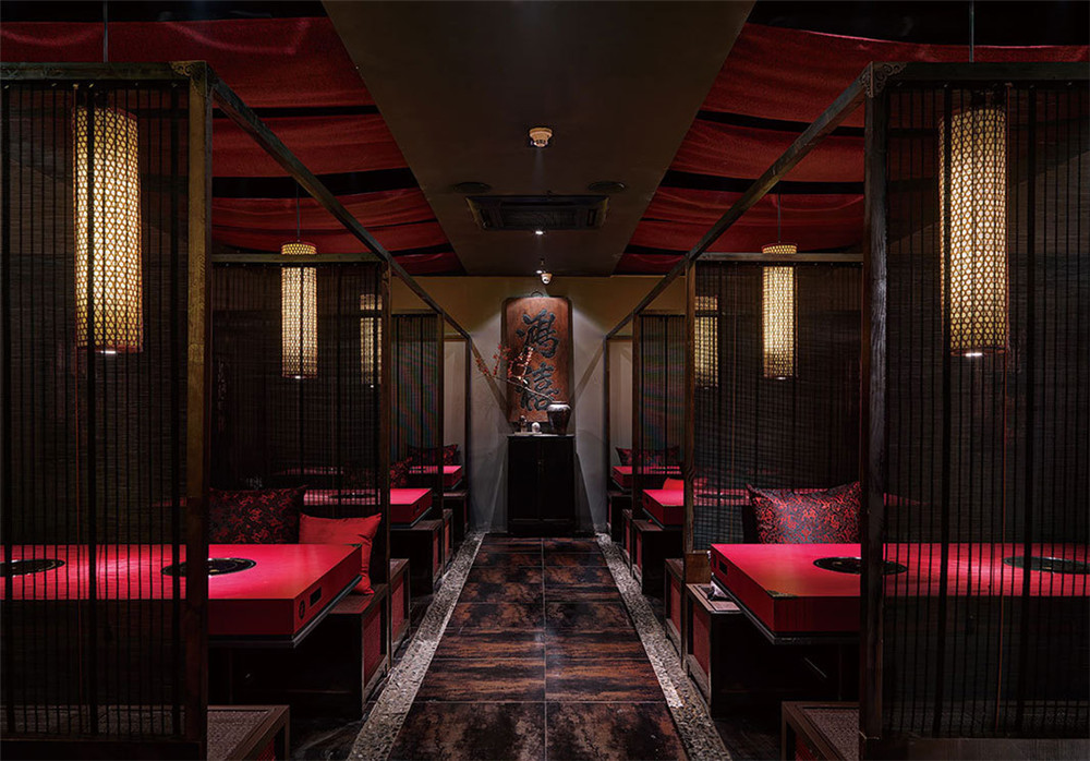 鄭州三國(guó)主題火鍋店裝修公司設(shè)計(jì)案例