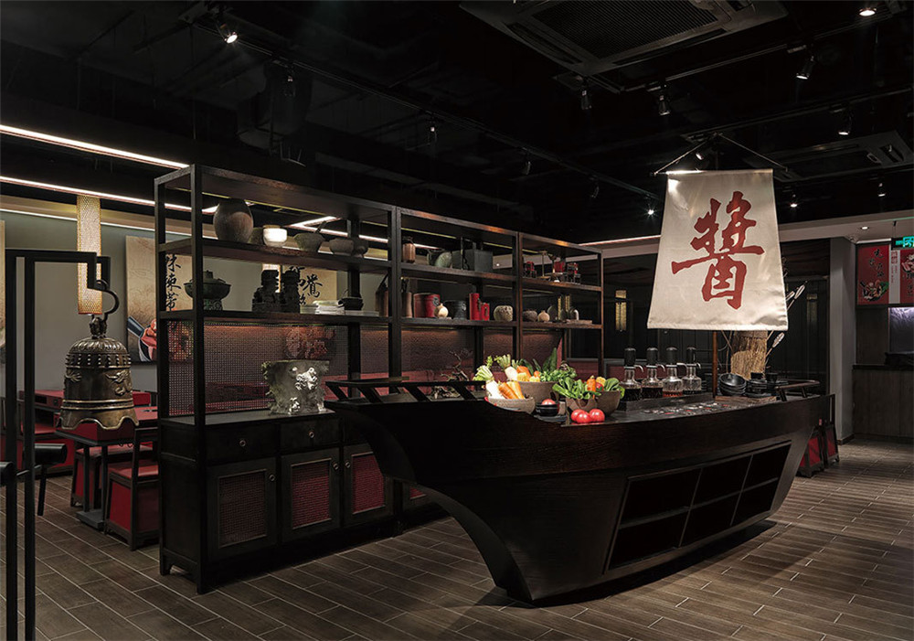 鄭州三國(guó)主題火鍋店裝修公司設(shè)計(jì)案例