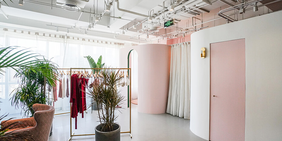 鄭州Berry Melon女裝店裝修公司設計案例