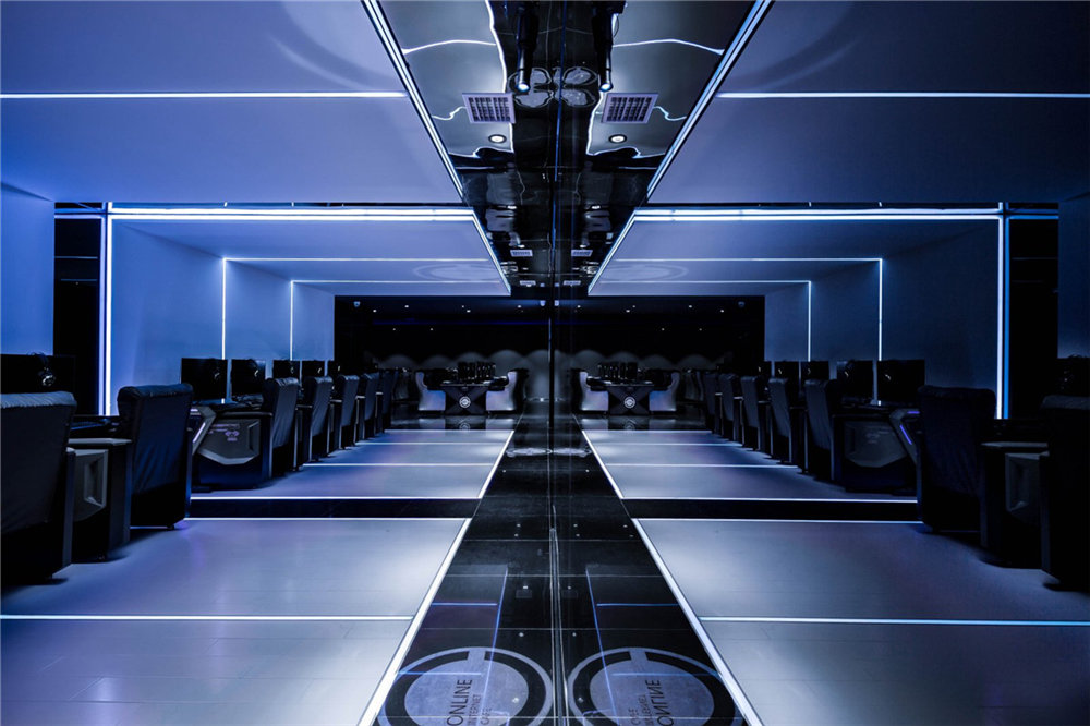 鄭州ON LINE 電競館裝修公司設計案例
