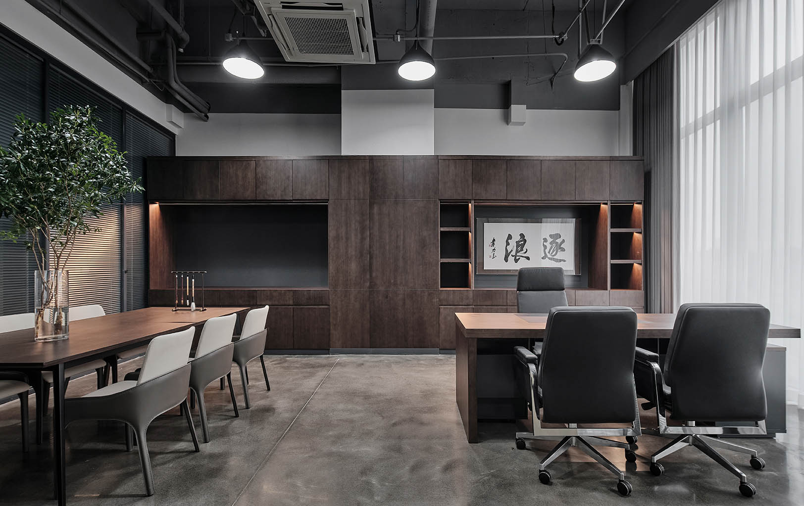 雪浪云科技公司現(xiàn)代極簡(jiǎn)風(fēng)辦公室裝修設(shè)計(jì)案例(圖18)