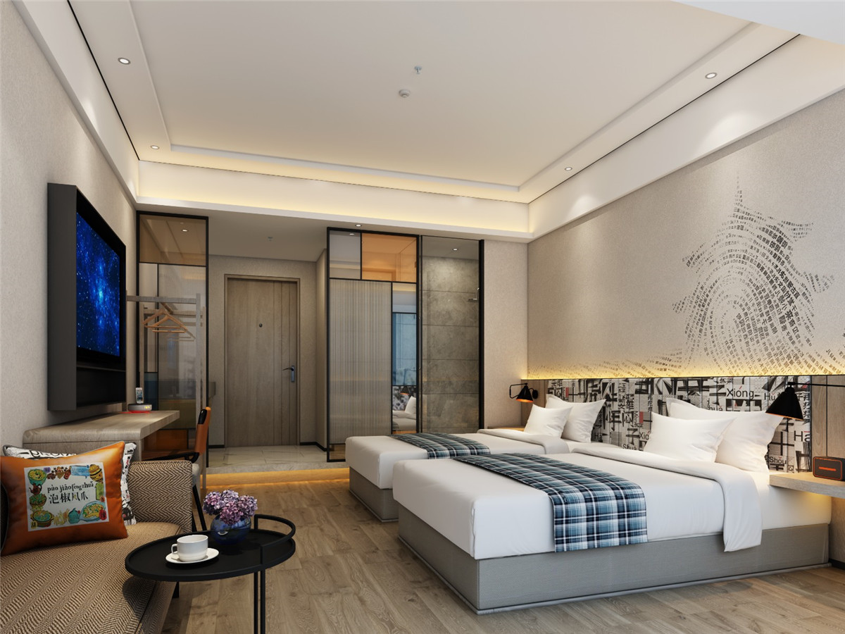 開封酒店設(shè)計(jì)公司-時(shí)尚主題酒店裝修案例