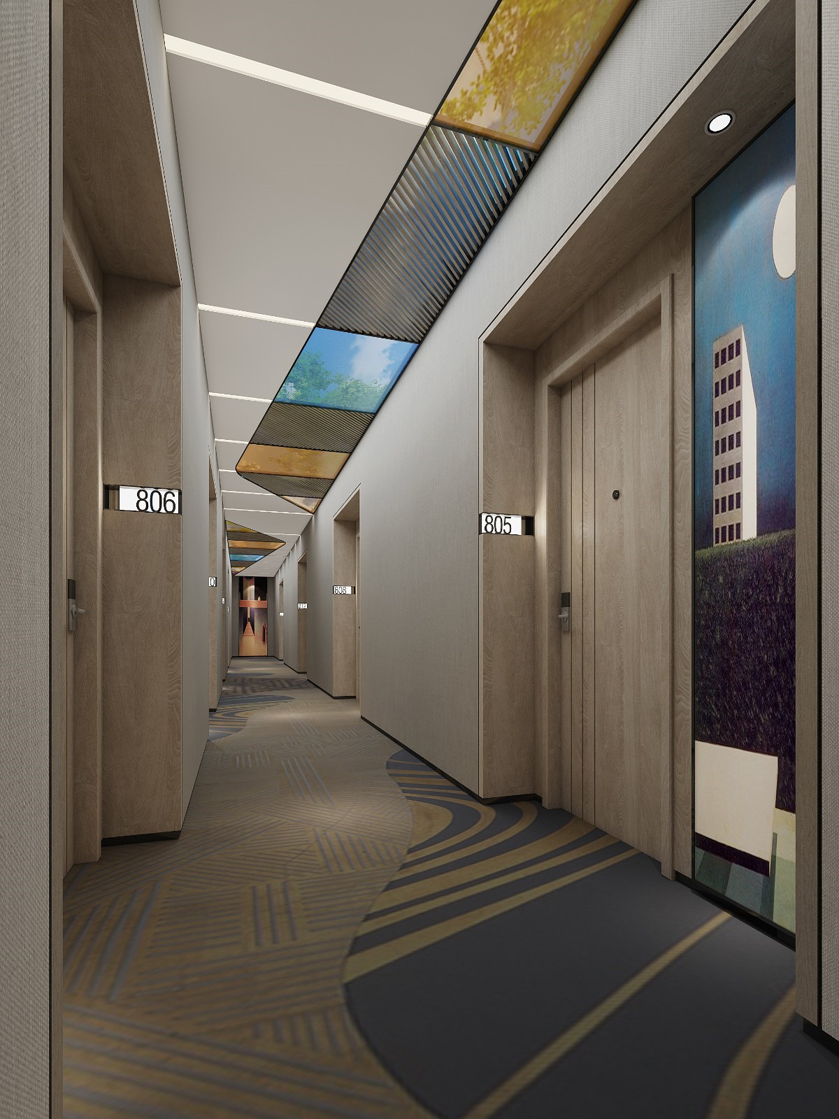 開封酒店設(shè)計(jì)公司-時(shí)尚主題酒店裝修案例