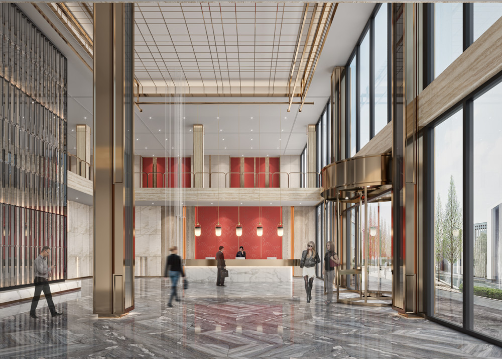 科技引領(lǐng)未來，智能無人前臺將替代傳統(tǒng)酒店前臺(圖1)