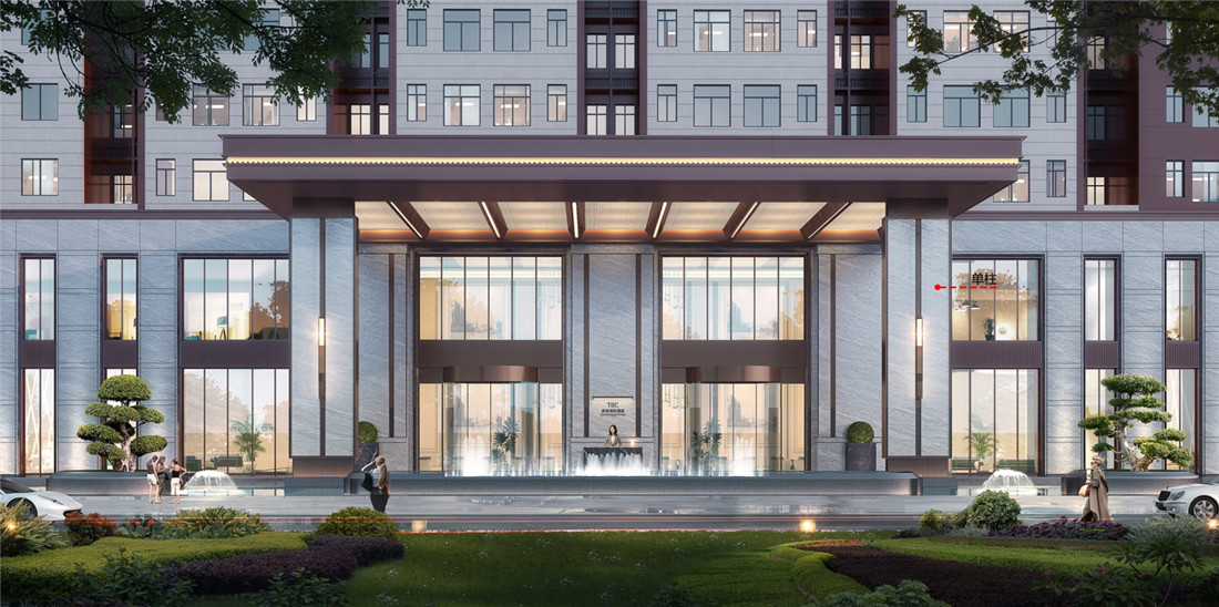 新鄉(xiāng)駝人新誠國際酒店裝修設(shè)計案例效果圖