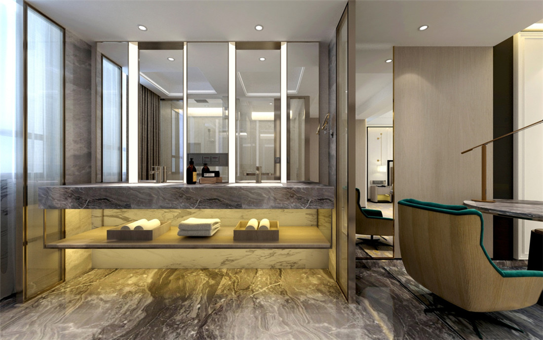 新鄉(xiāng)駝人新誠國際酒店裝修設(shè)計案例效果圖