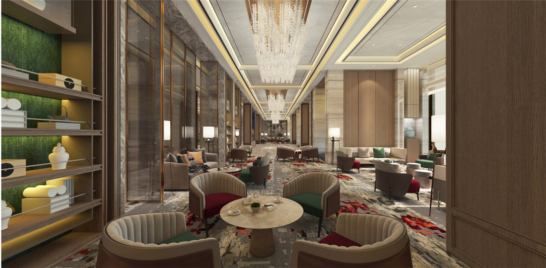 新鄉(xiāng)駝人新誠國際酒店裝修設(shè)計案例效果圖