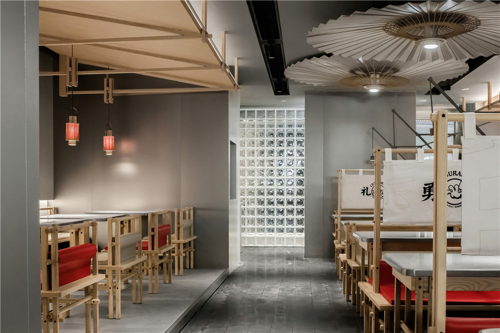 鄭州牛蛙火鍋店裝修公司設計案例