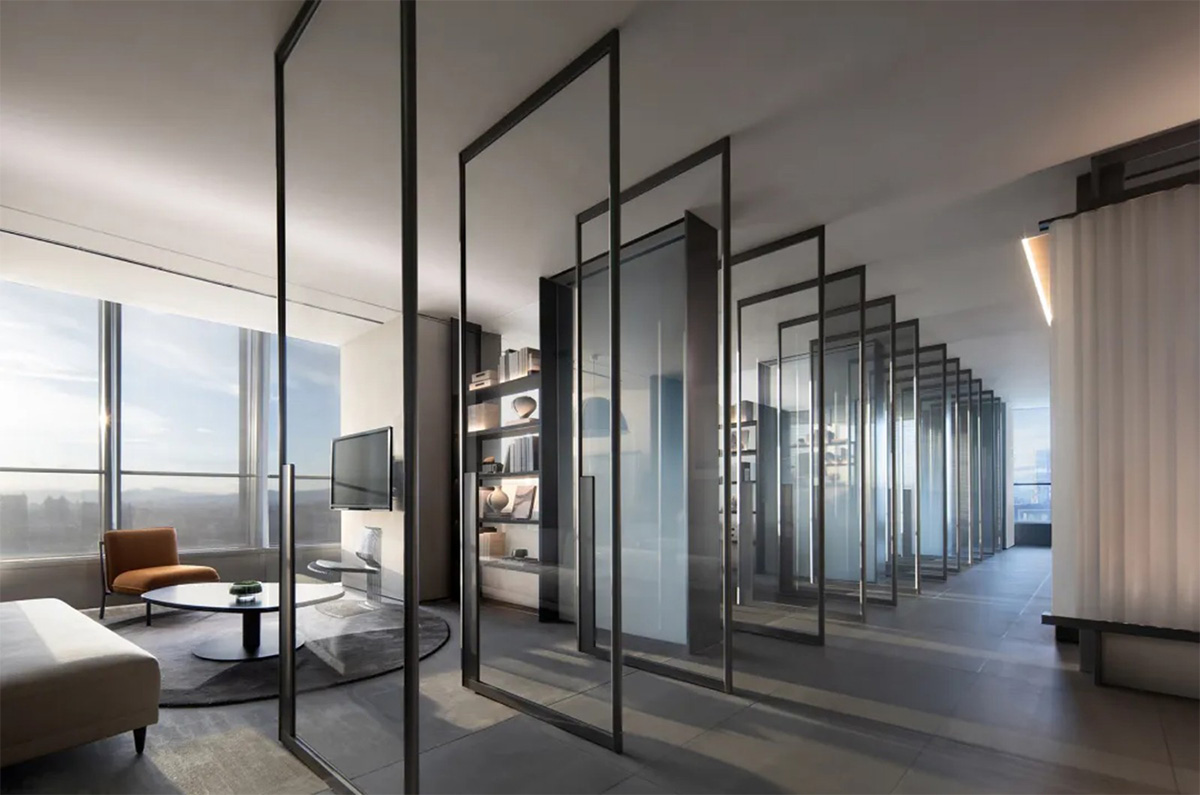 鄭州4000平總部辦公室設計公司裝修案例