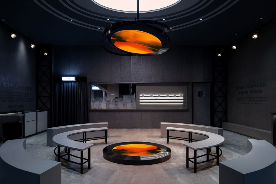 鄭州奶茶店裝修公司喜茶小劇場設計案例(圖7)