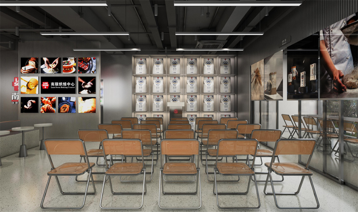 鄭州南順烘焙中心培訓(xùn)辦公室裝修