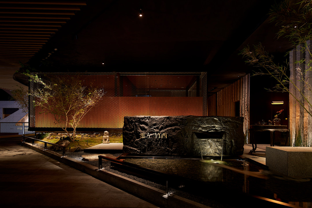 淮揚菜系餐廳設(shè)計推薦：淮左·竹西餐飲設(shè)計(圖1)