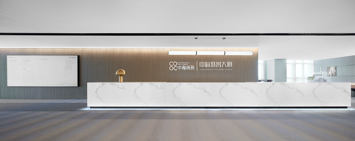 鄭州辦公室設(shè)計(jì)公司中?；壑谴髲B招商中心裝修案例(圖1)