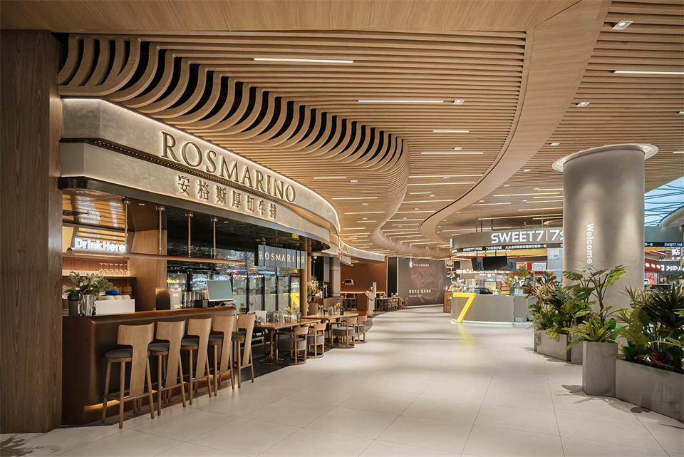 鄭州美食廣場設(shè)計公司食通天美食市集裝修案例(圖16)