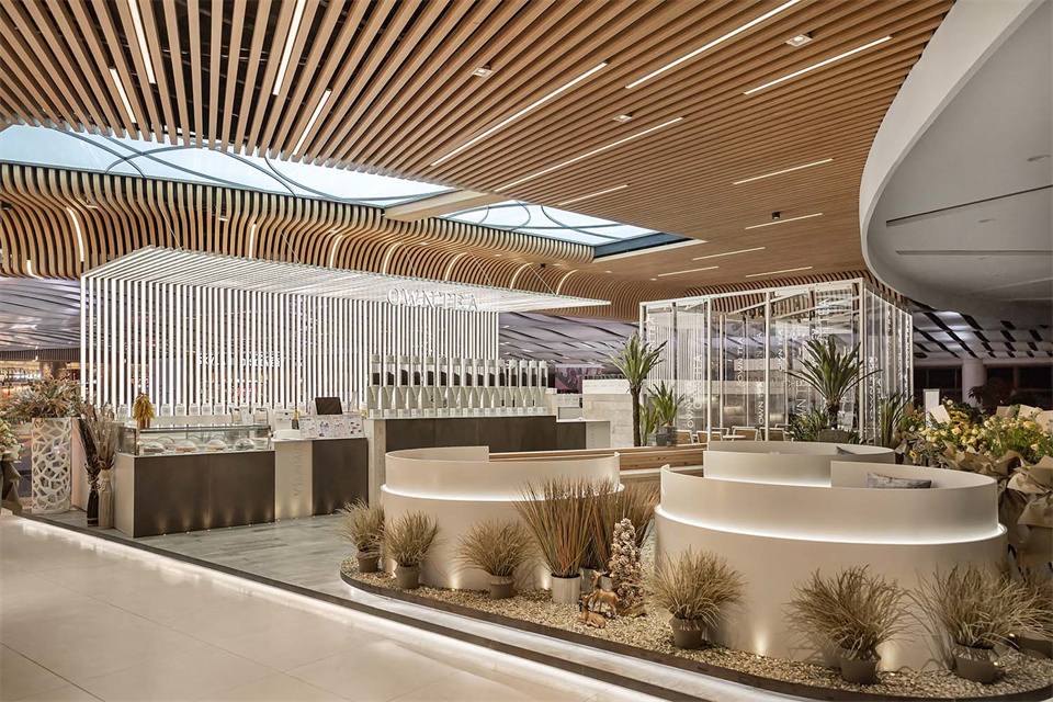 鄭州美食廣場設(shè)計公司食通天美食市集裝修案例(圖18)