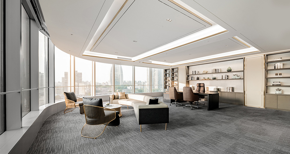 2000平現(xiàn)代大氣的正大僑商地產(chǎn)公司辦公室裝修(圖10) 2000平現(xiàn)代大氣的正大僑商地產(chǎn)公司辦公室裝修(圖10)