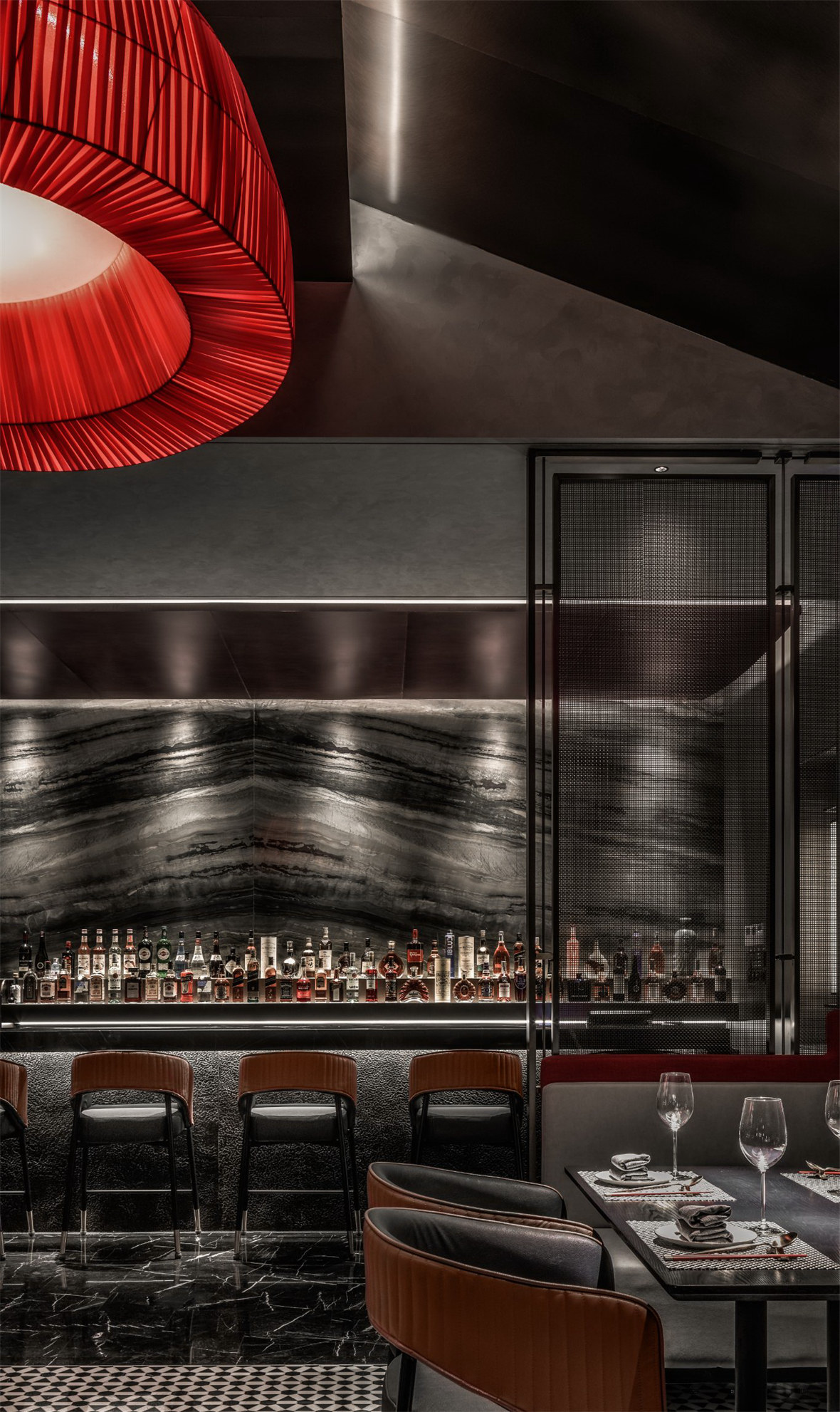 上海言江南新中式中餐廳裝修設(shè)計(jì)案例(圖2) 上海言江南新中式中餐廳裝修設(shè)計(jì)案例(圖2)