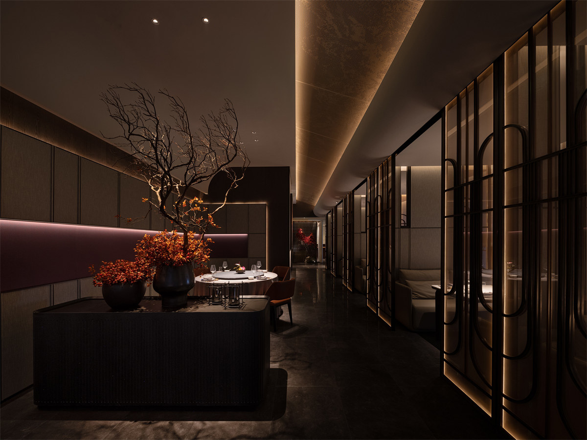 周舍海派美學(xué)中餐廳裝修設(shè)計方案(圖3)