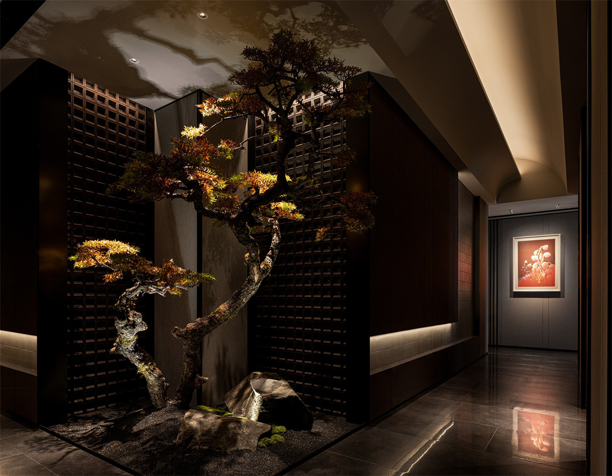 周舍海派美學(xué)中餐廳裝修設(shè)計方案(圖4)