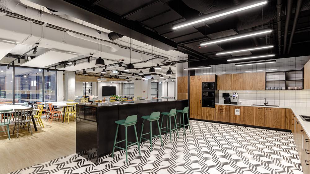 簡約北歐風家居護理公司辦公室裝修設計案例(圖5)