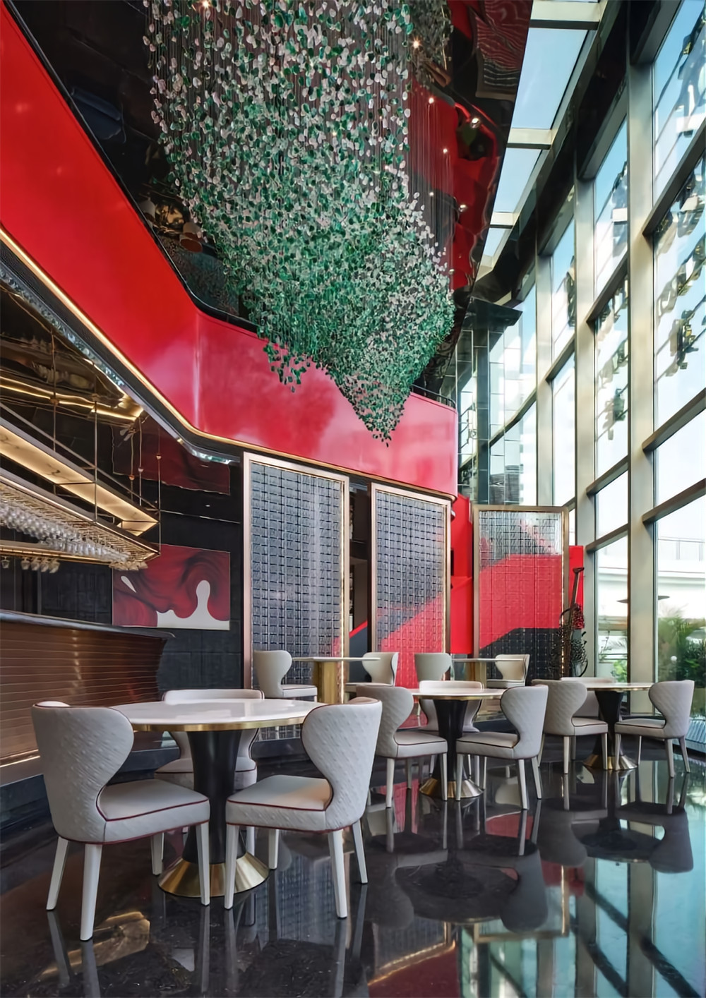 鄭州餐飲裝修公司推薦高端粵菜海鮮餐廳設(shè)計(jì)(圖4) 鄭州餐飲裝修公司推薦高端粵菜海鮮餐廳設(shè)計(jì)(圖4)