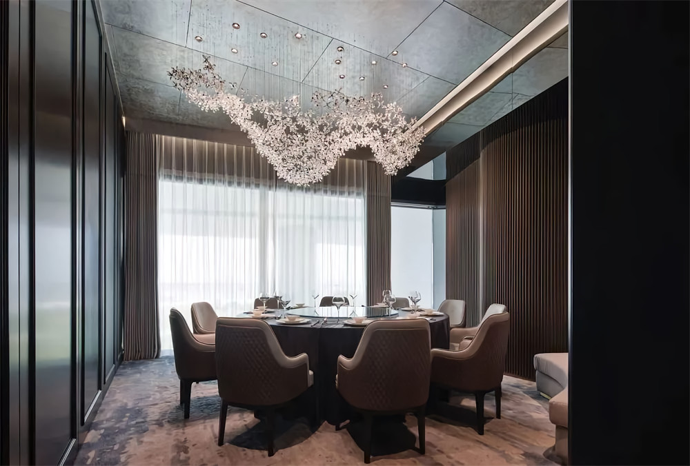 鄭州餐飲裝修公司推薦高端粵菜海鮮餐廳設(shè)計(jì)(圖8) 鄭州餐飲裝修公司推薦高端粵菜海鮮餐廳設(shè)計(jì)(圖8)