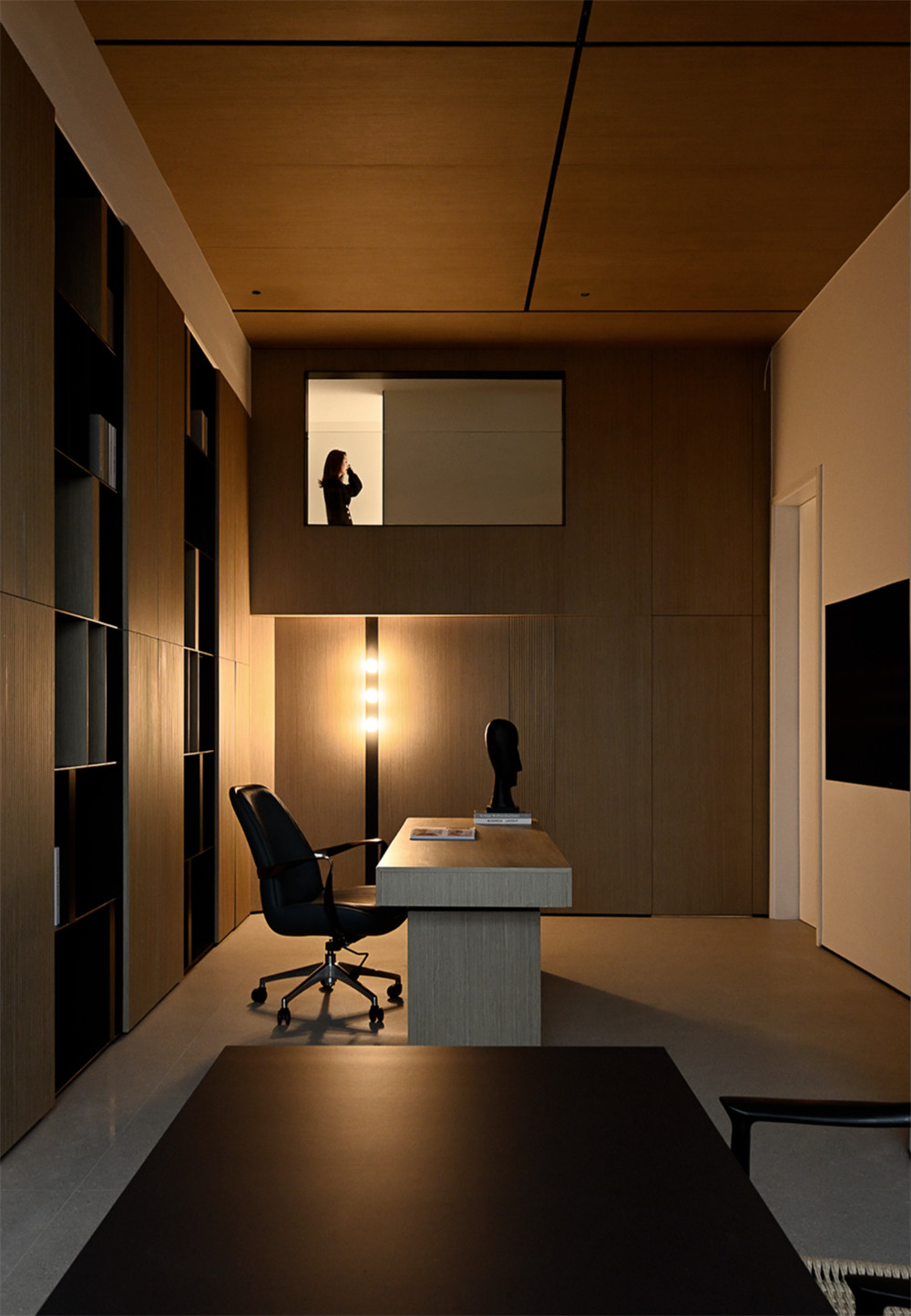 300平極簡風富力中心辦公室裝修設計方案(圖6)