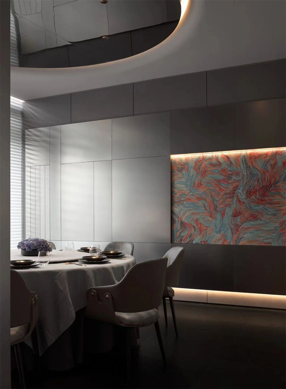 食川非川 特色新式川菜餐廳裝修設(shè)計(jì)案例(圖8) 食川非川 特色新式川菜餐廳裝修設(shè)計(jì)案例(圖8)